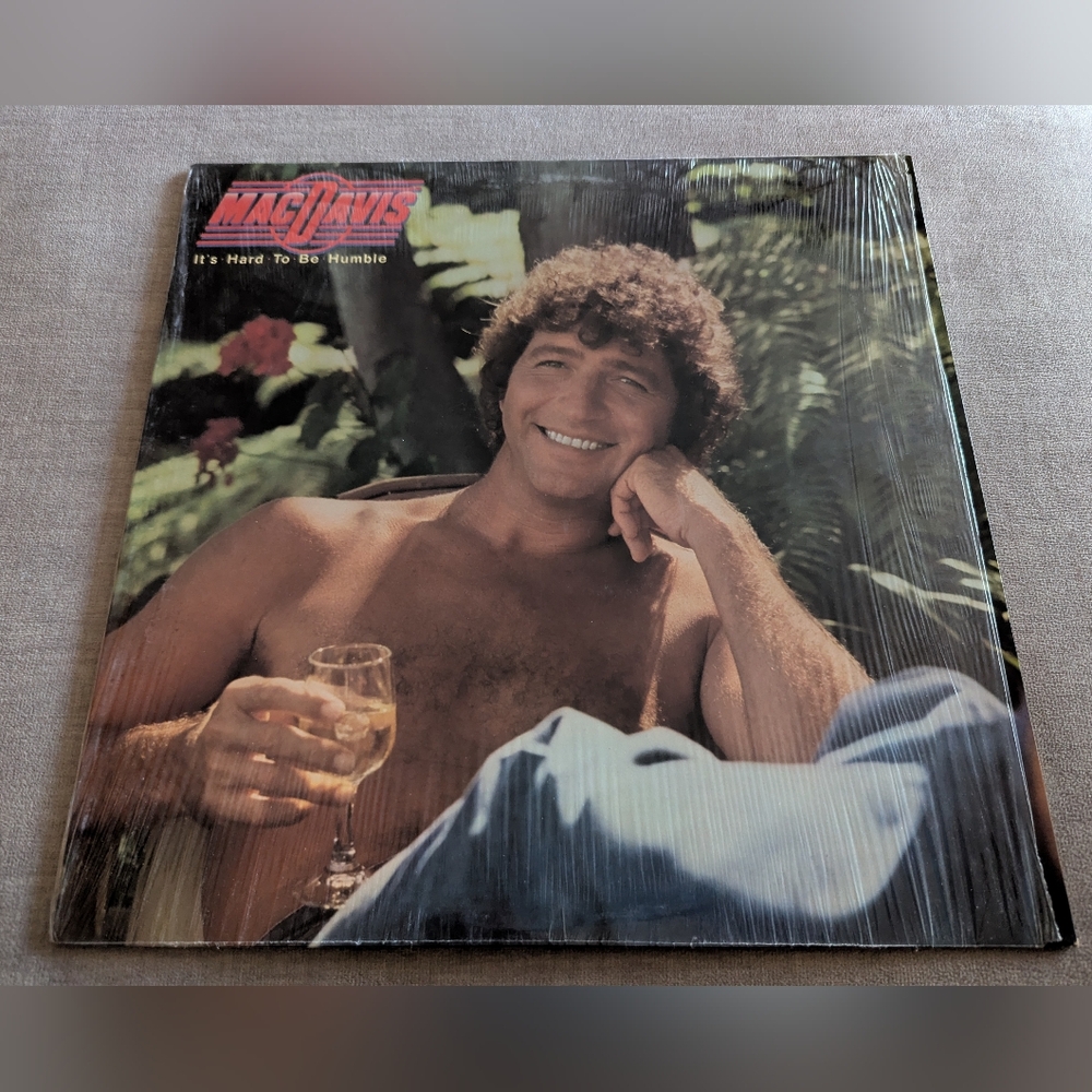 Mac Davis It's Hard To Be Humble LP Vinyl Record